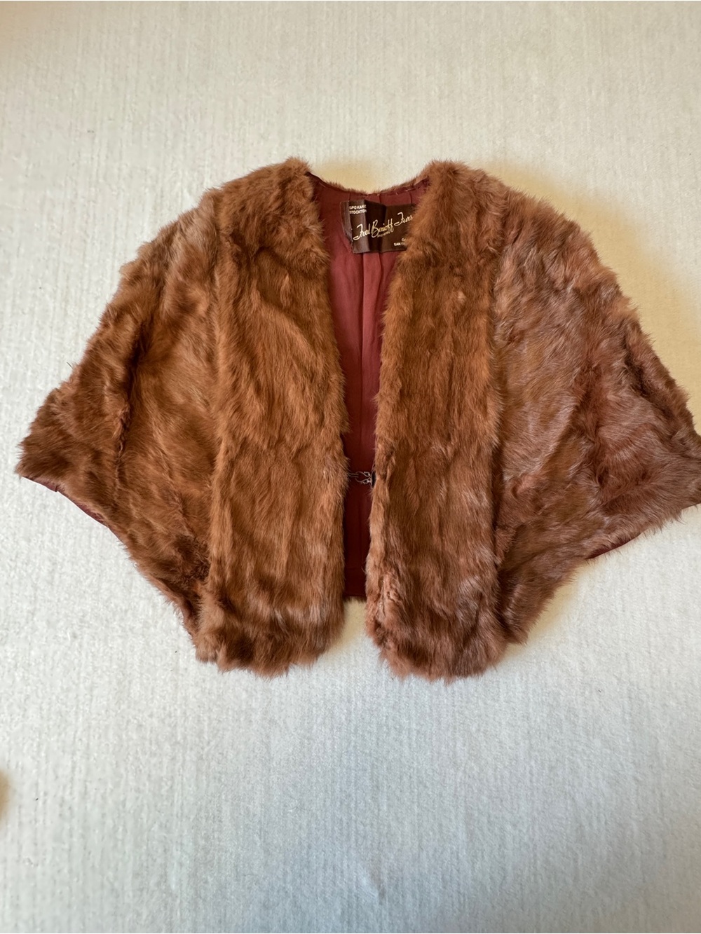 Vintage Fur capelet - Brown